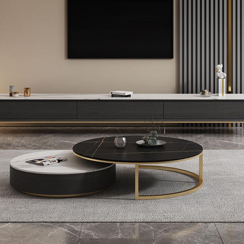 Bigbiglife Nesting Coffee Table With TV Stand, Sintered Stone | Weilai Concept