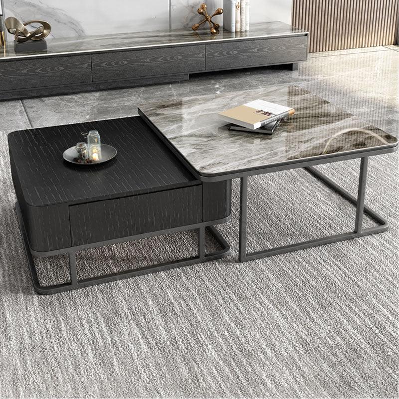 Nathan Nesting Coffee Table Set, Sintered Stone | Weilai Concept