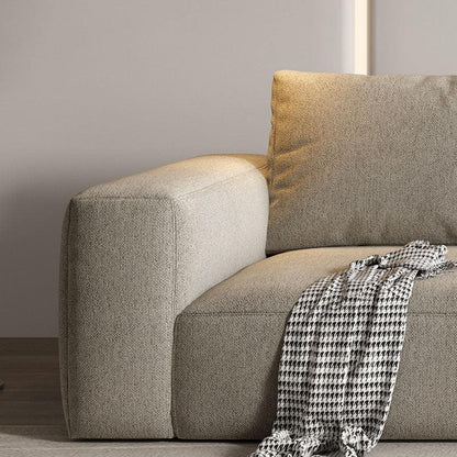 Lionel Three Seater Sofa, Linen | Weilai Concept