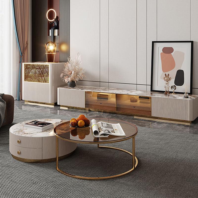 Eden II Living Room Coffee Table Set, TV Stand | Weilai Concept