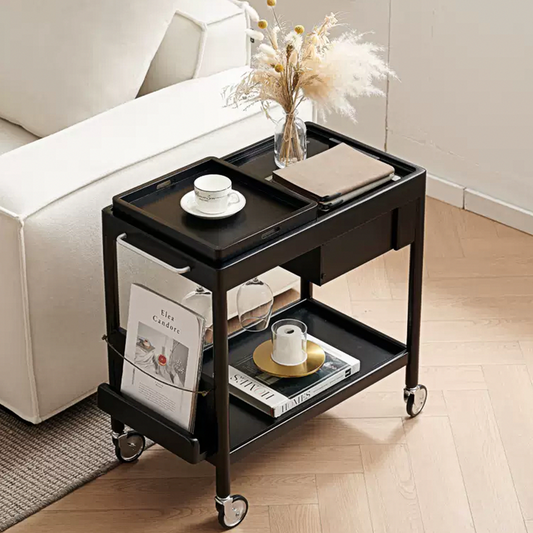 Orion With Magazine Rack Side Table-Weilai Concept