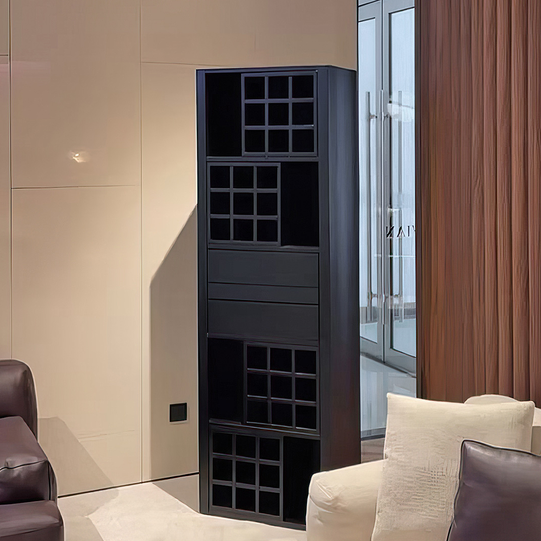 Grace Wine Cabinet, Solid Wood-Weilai Concept