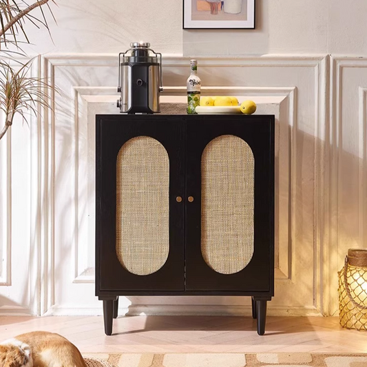 Beatrix Retro Rattan Sideboard-Weilai Concept