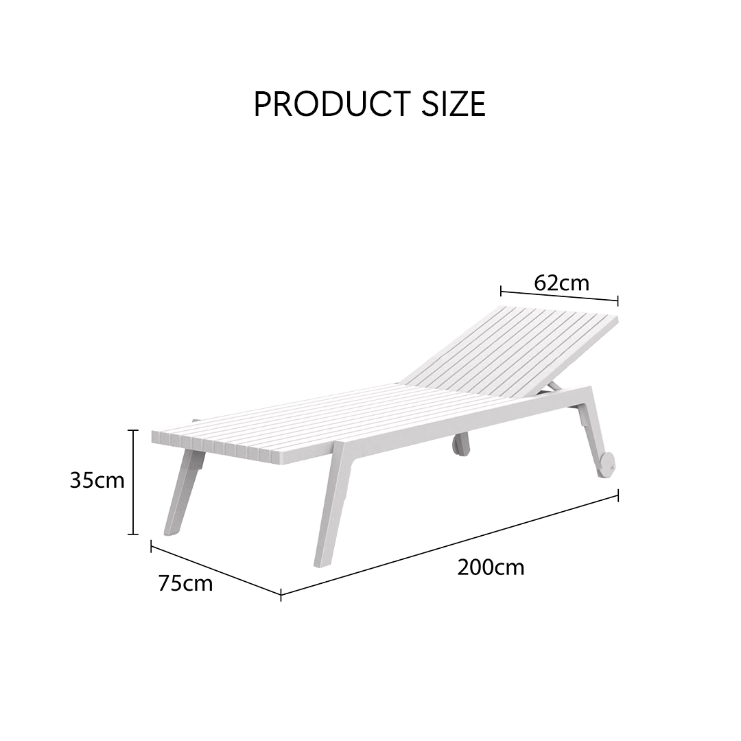 Marlin Sun Lounger, Outdoor Daybed-Weilai Concept