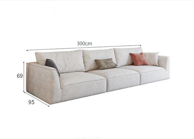 R77 Dexter Three Seater Sofa, Leathaire | Weilai Concept