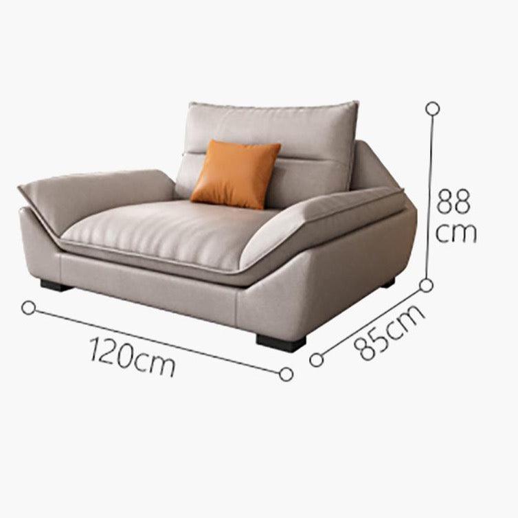 A900 Quinn Three Seater Sofa, Leathaire | Weilai Concept