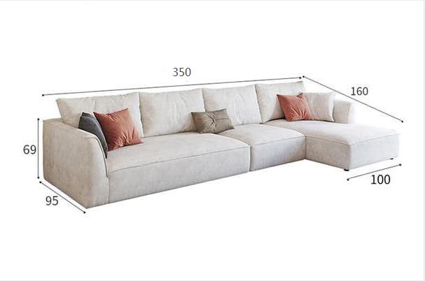 R77 Dexter Three Seater Sofa, Leathaire | Weilai Concept