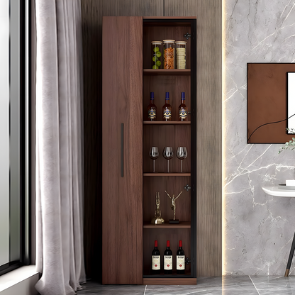 Wavecrest Cocktail Cabinet, Bar With Doors, Wood-Weilai Concept