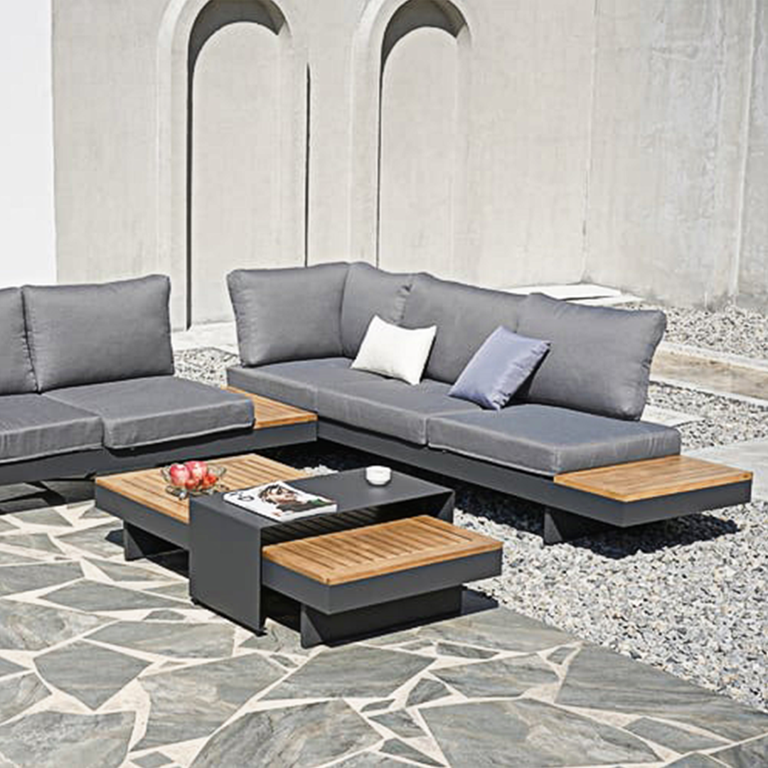 Katerina Outdoor Corner Sofa Set-Weilai Concept