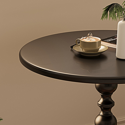 Xanthe Small Round Side Table, Black or White-Weilai Concept