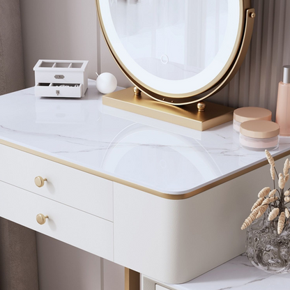 Lakin Dressing Table, White-Weilai Concept