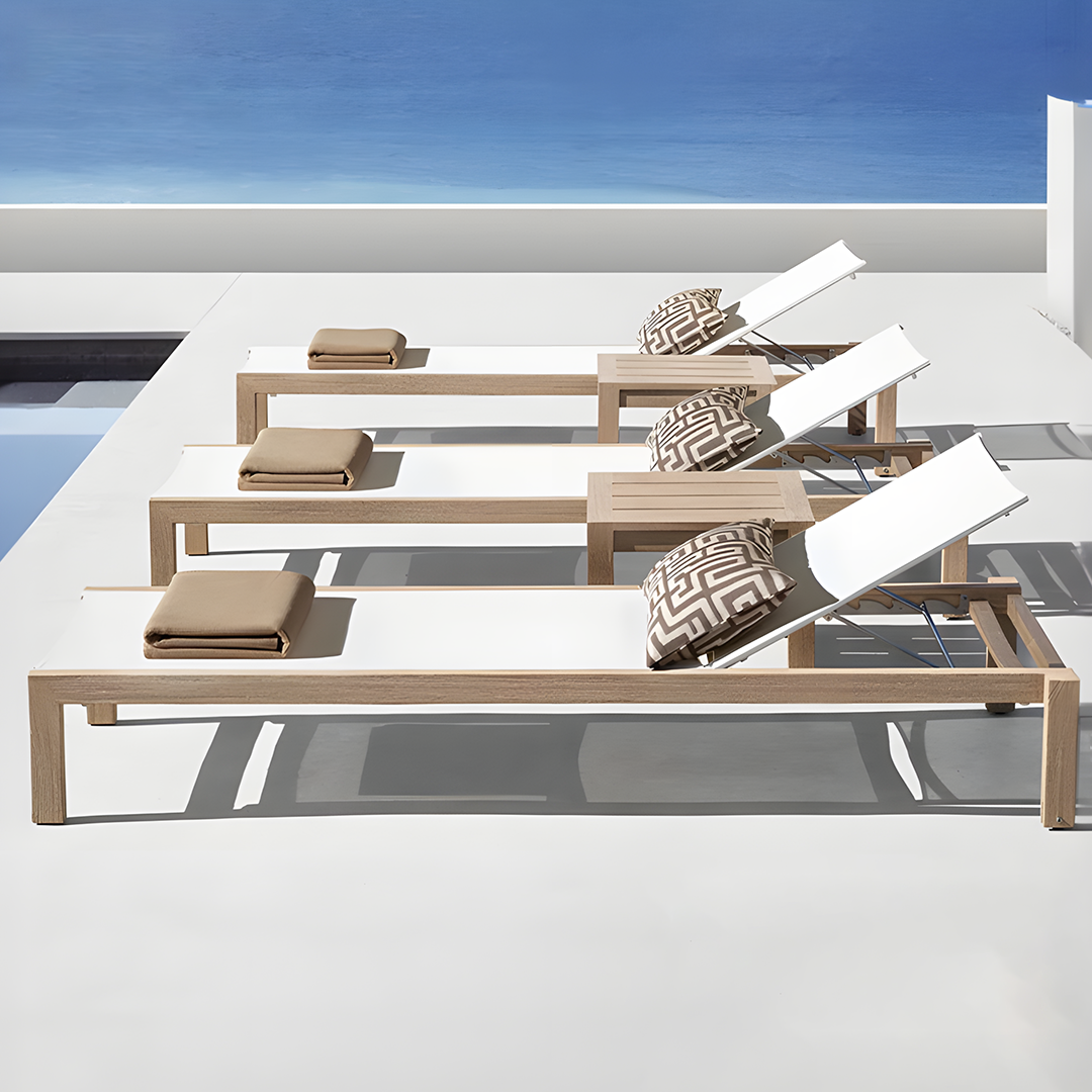 Marina Reclining Outdoor Sun Lounger, Daybed-Weilai Concept