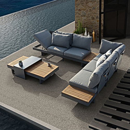 Katerina Outdoor Corner Sofa Set-Weilai Concept