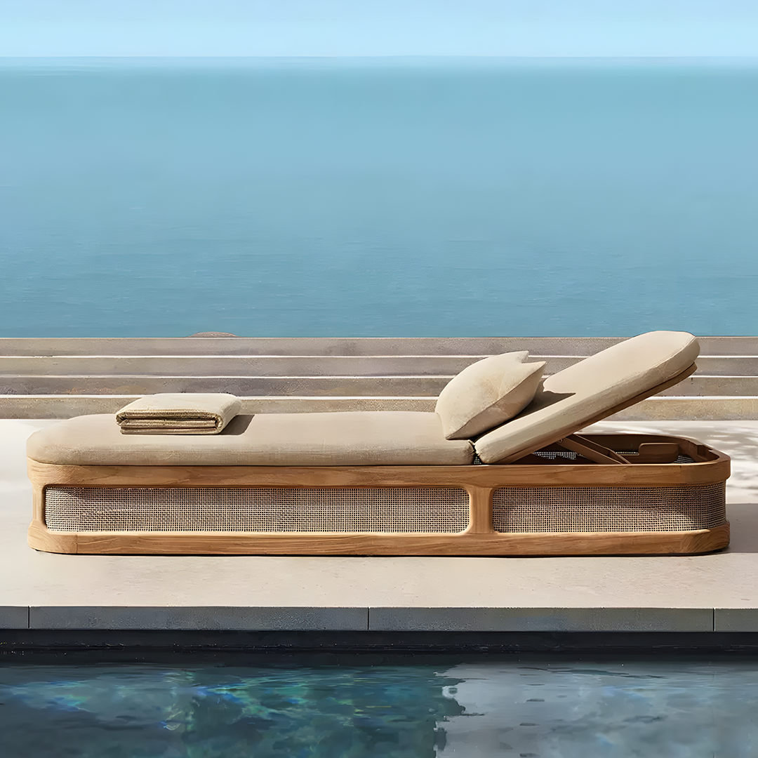 Marina Reclining Outdoor Sun Lounger, Daybed-Weilai Concept