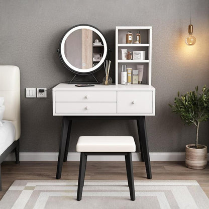 Hansell Dressing Table with LED Mirror and Stool