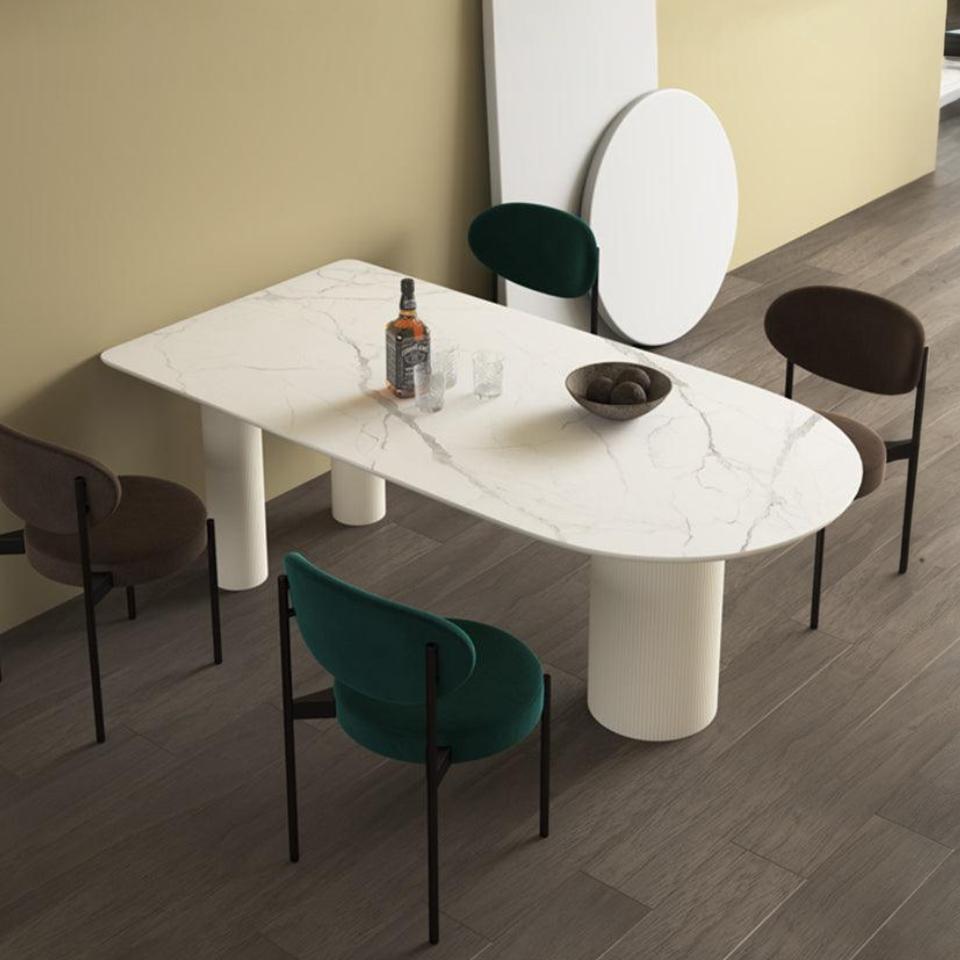 La Plainville Dining Table, White