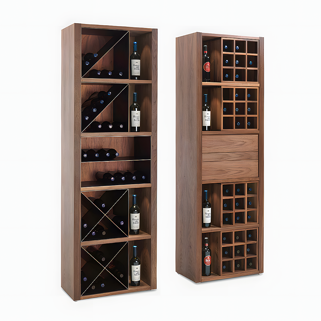 Grace Wine Cabinet, Solid Wood-Weilai Concept