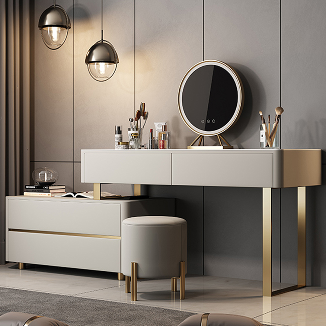 Maynard Dressing Table With Sideboard-Weilai Concept