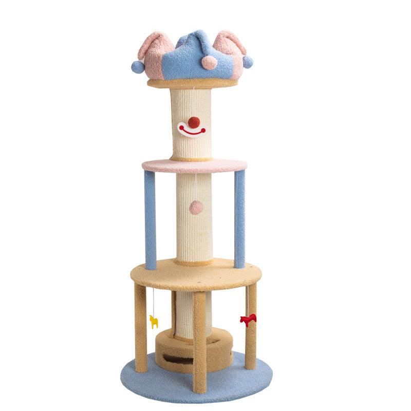 Lori Cat Climber, Cat Tree, Coral Fleece | Weilai Concept