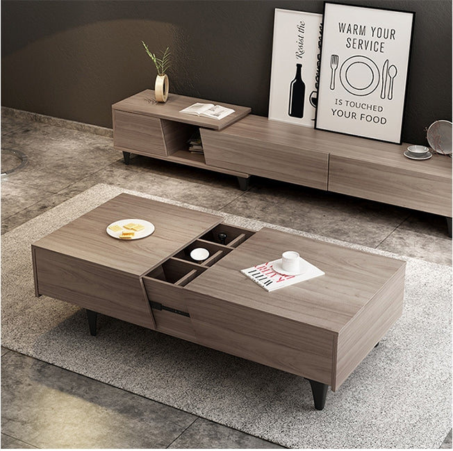 Noric Media Units, Extendable TV Stand, Coffee Table, Side Cabinet-Weilai Concept