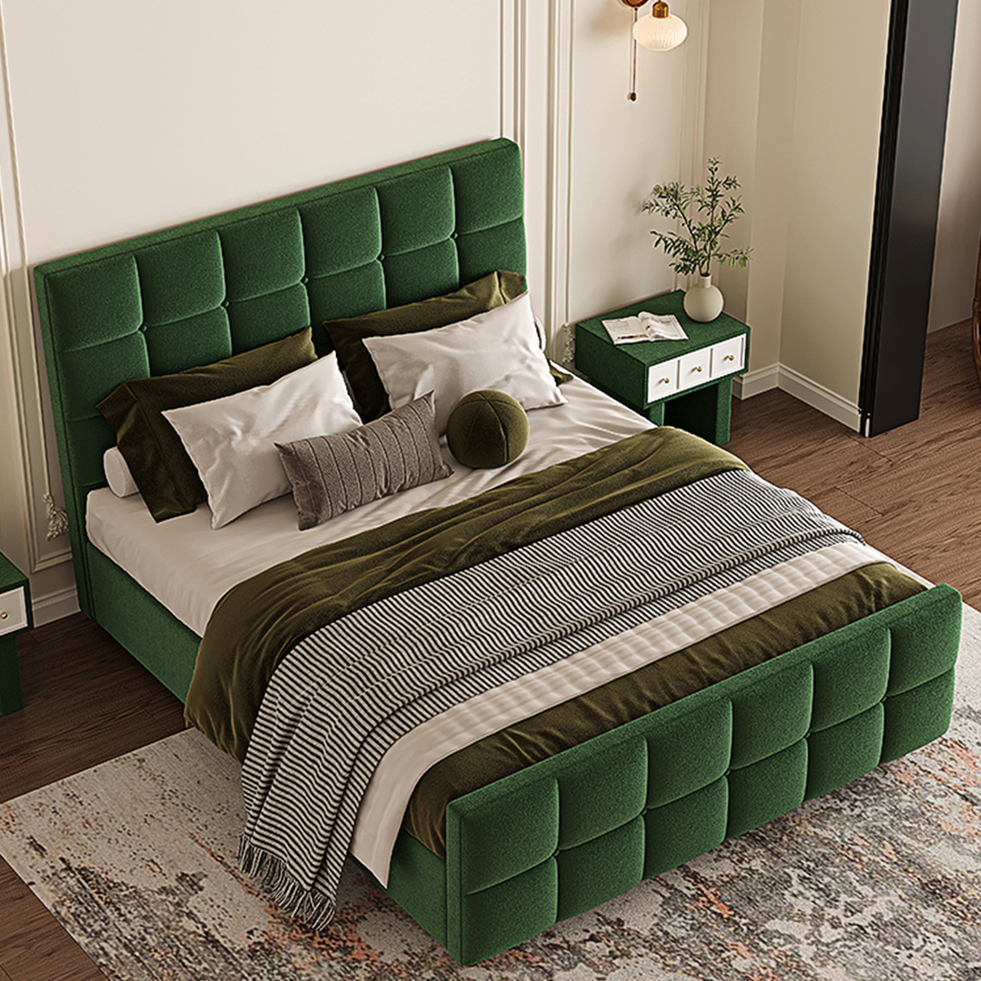 Thessaly Modern Double Bed-Weilai Concept