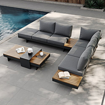 Katerina Outdoor Corner Sofa Set-Weilai Concept