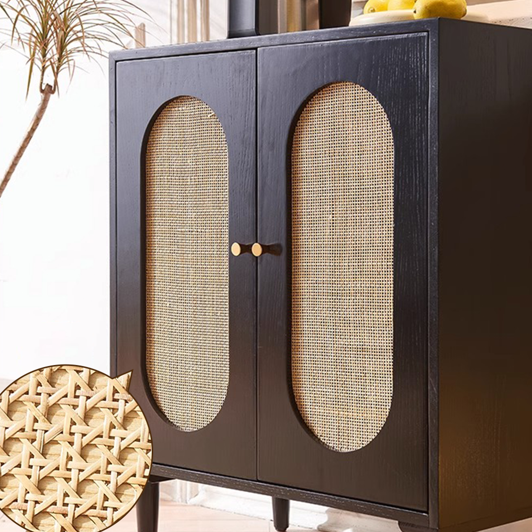 Beatrix Retro Rattan Sideboard-Weilai Concept