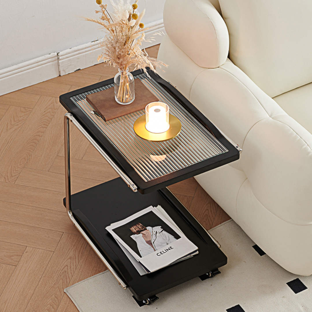 Demetrius Side Table, Black-Weilai Concept