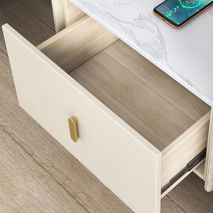 Taro Bedside Table, Beige | Weilai Concept