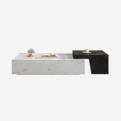 Erato Rectangle Nesting Coffee Table Set, Extendable