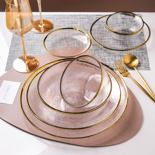 7 Piece Glass Dinner Set, Glassware | Weilai Concept