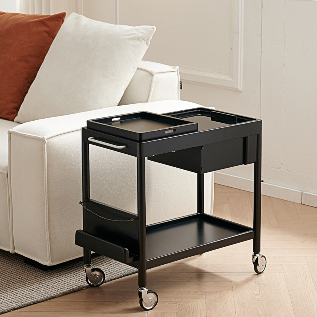 Orion With Magazine Rack Side Table-Weilai Concept