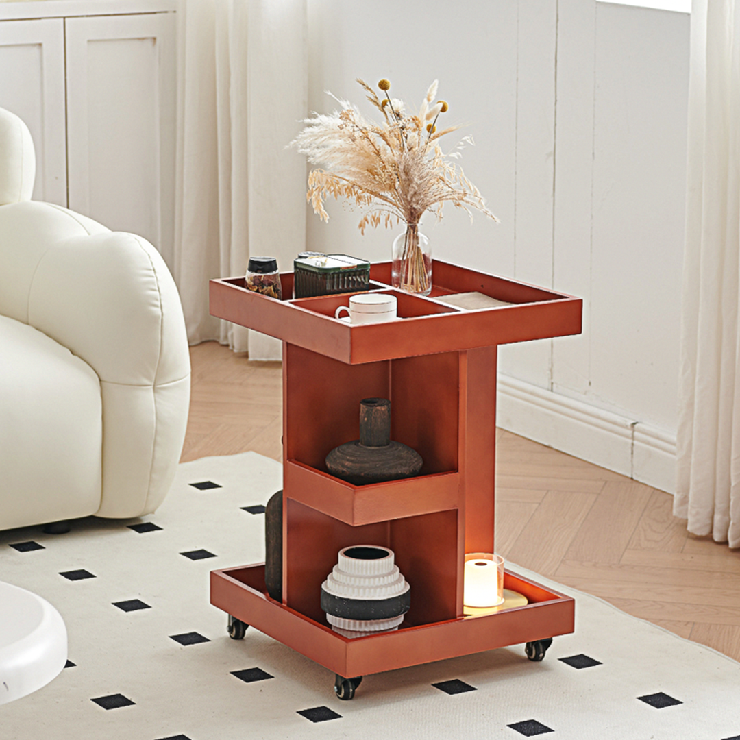 Cassandra Narrow Side Table, Black-Weilai Concept