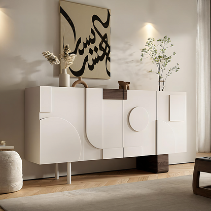 Fernanda Narrow Sideboard, Bedroom Sideboard, Cream