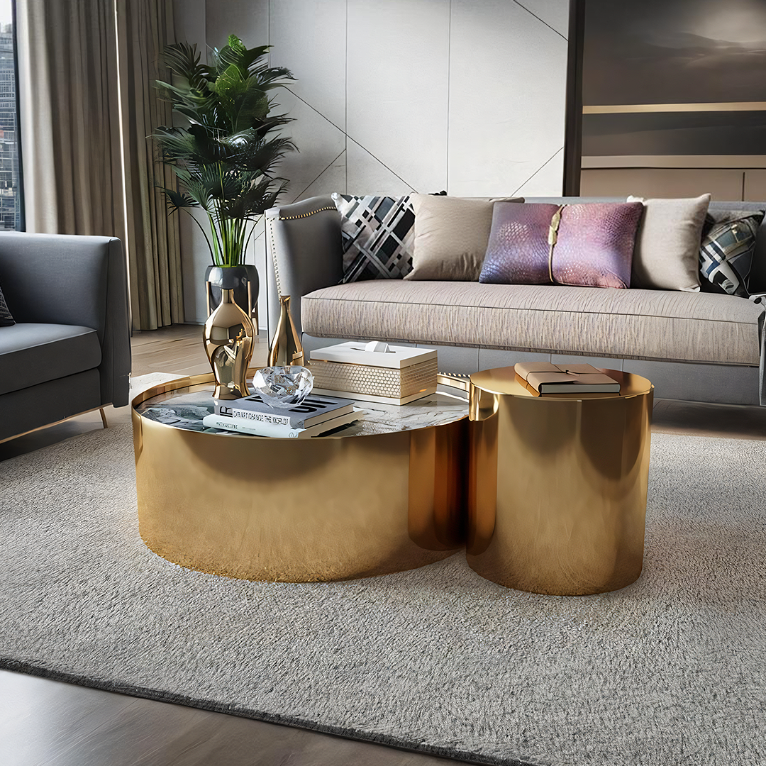 Luxury Coffee Table Set, Sintered Stone