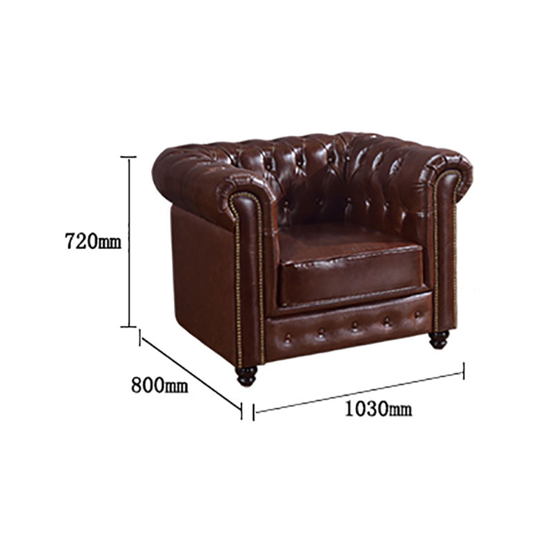 Vintage Chesterfield Three Seater Sofa | Weilai Concept