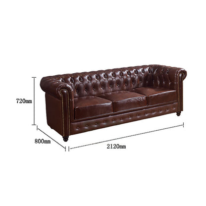 Vintage Chesterfield Three Seater Sofa | Weilai Concept