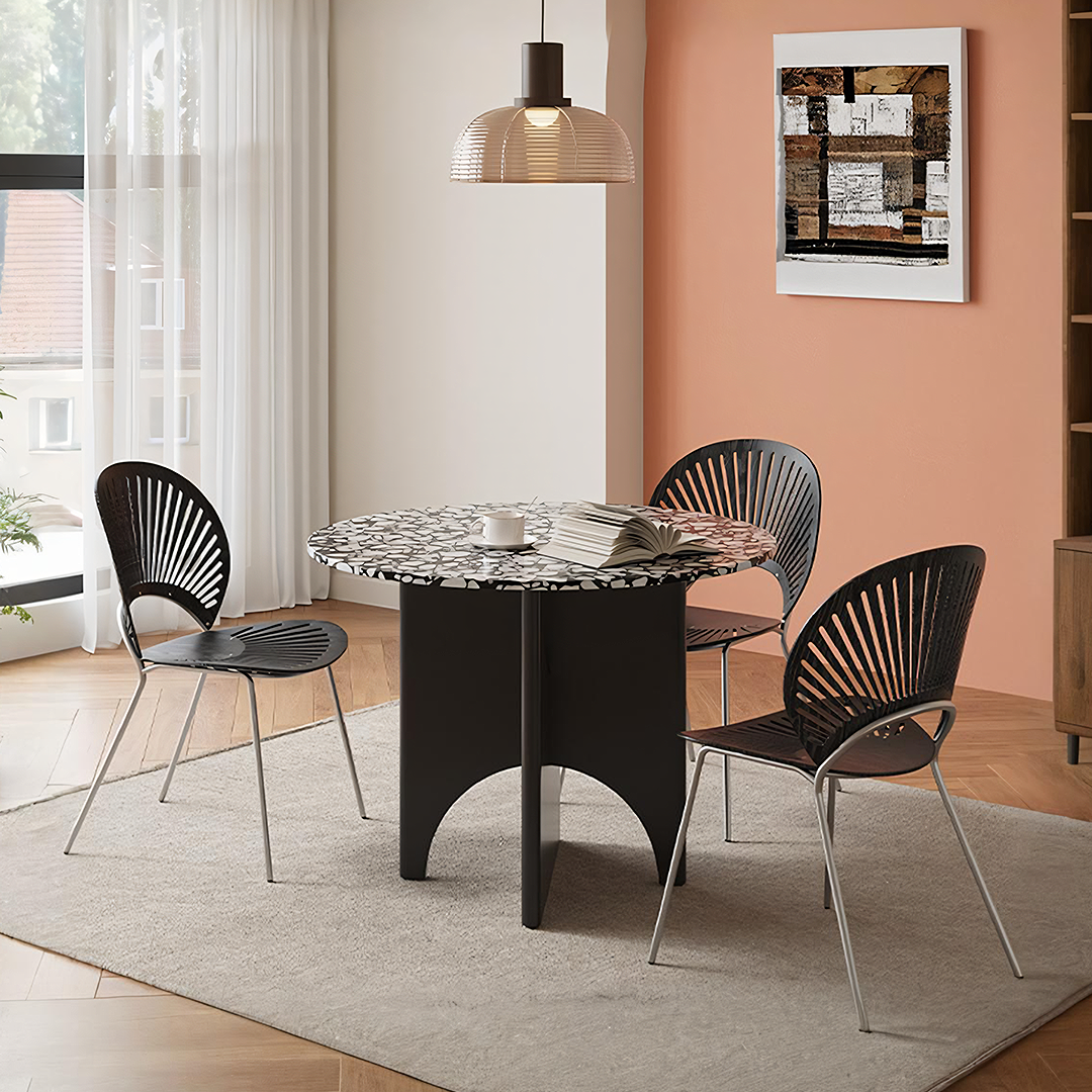 Oighrig Terrazzo Round Dining Table