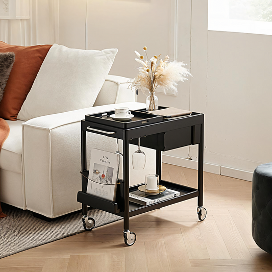 Orion With Magazine Rack Side Table