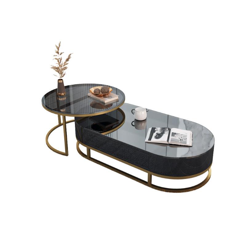 Hagy Nesting Coffee Table Set, Sintered Stone | Weilai Concept