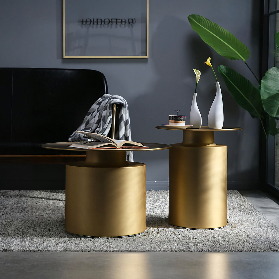 Tevis Coffee Table, Gold