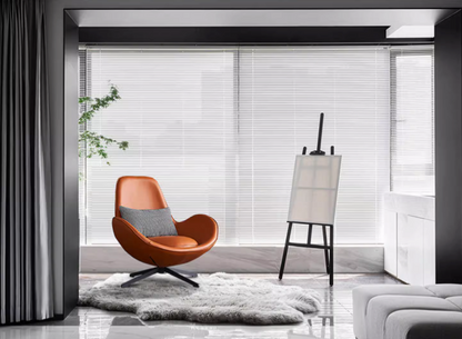 Snail Armchair, Brown Leather | Weilai Concept