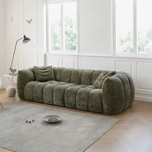 Winslow Pumpink Three Seater Sofa, Boucle