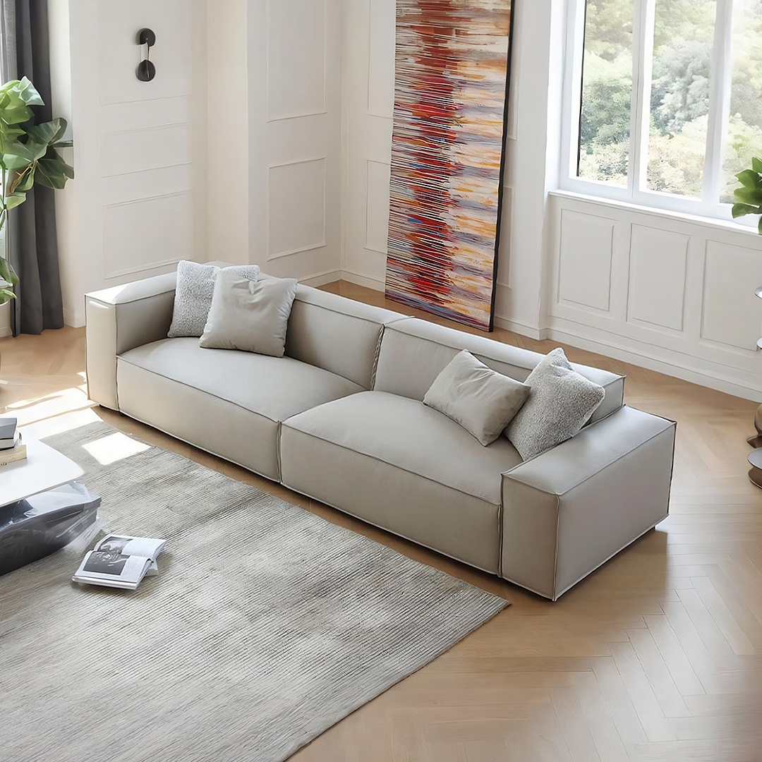 Ximenes Two Seater Sofa, Leathaire