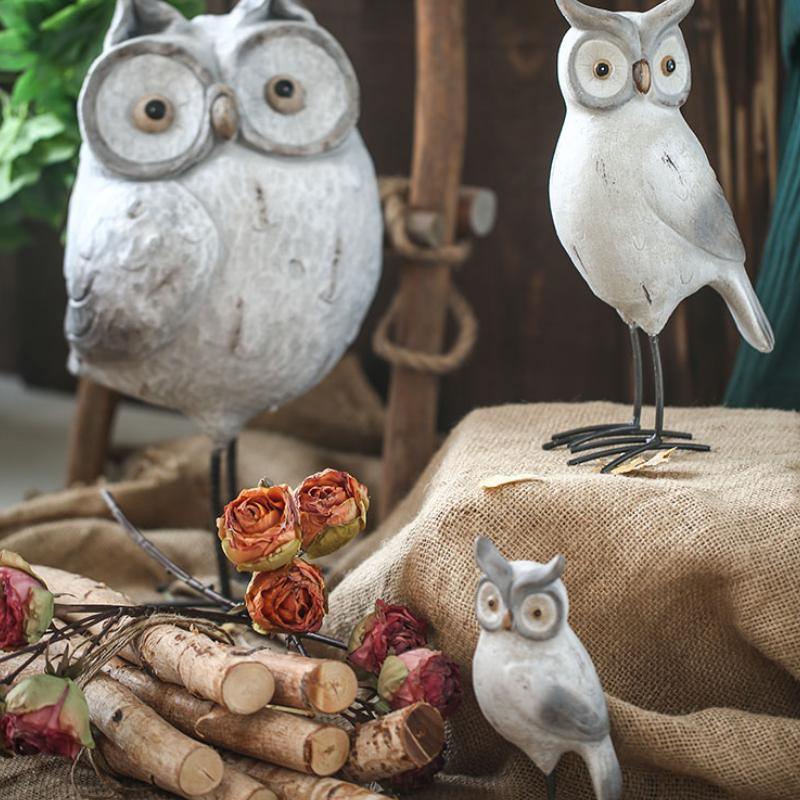 A Set Of Three Owls, Decoration | Weilai Concept