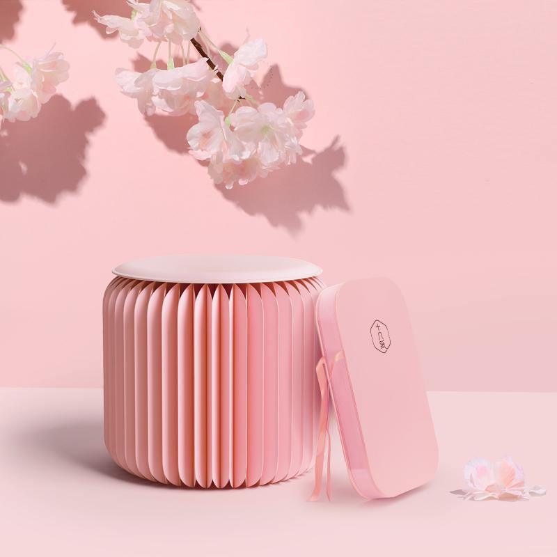 Accordion Stool Spring Pink | Weilai Concept