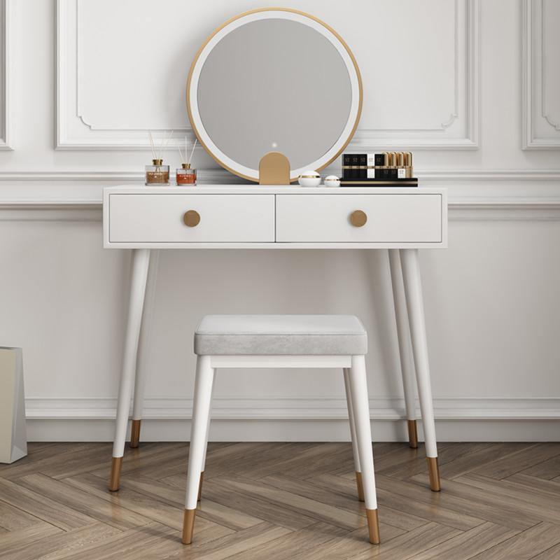 Aditya Dressing Table With LED Mirror And Stool | Weilai Concept