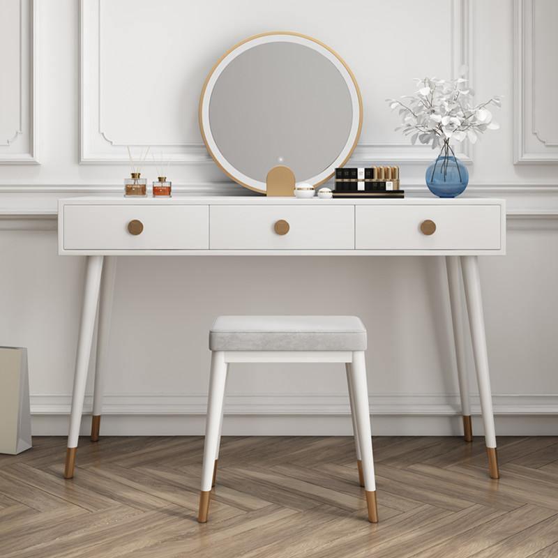 Aditya Dressing Table With LED Mirror And Stool | Weilai Concept