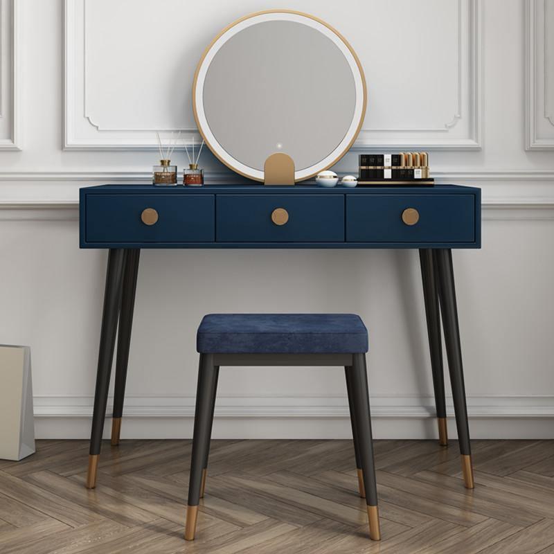 Aditya Dressing Table With LED Mirror And Stool | Weilai Concept