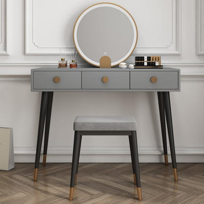 Aditya Dressing Table With LED Mirror And Stool | Weilai Concept